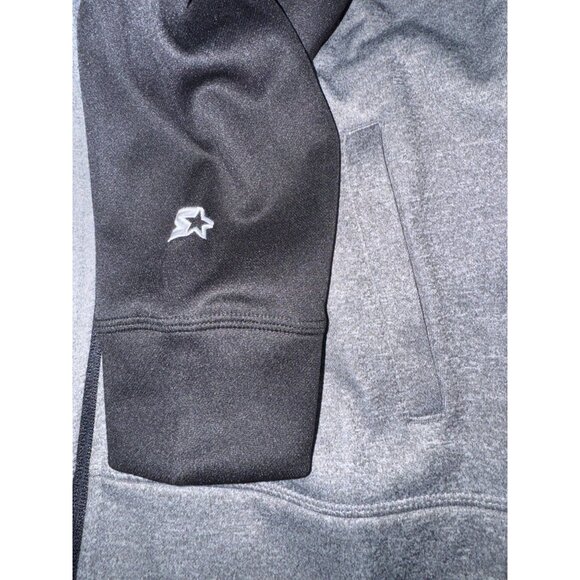 Girls Starter Activewear Set With Jacket & Leggings L Black & Gray Polyester - Picture 16 of 16